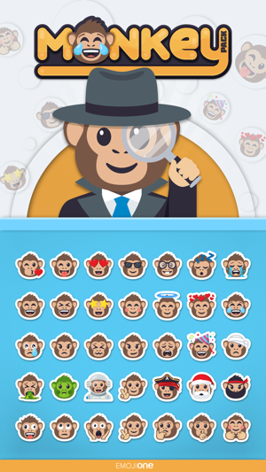 Monkey Pack by EmojiOne(圖1)-速報App