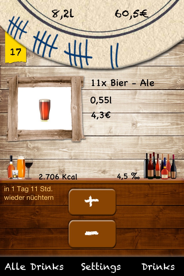 Bierdeckel - Drinks Zähler screenshot 2