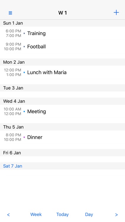 Month View Calendar