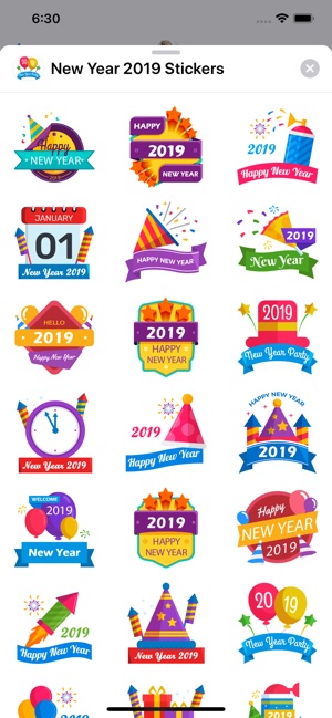 New Year 2019 Stickers(圖2)-速報App