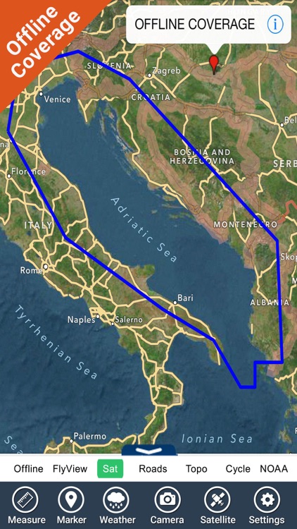 Adriatic sea HD Nautical Chart screenshot-4