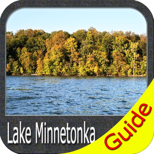 Lake Minnetonka GPS map offline fishing charts icon