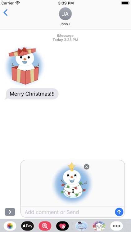 Let It Snowman Stickers screenshot-3