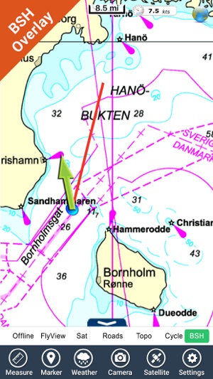 Marine : Sweden South East - GPS Map Nav