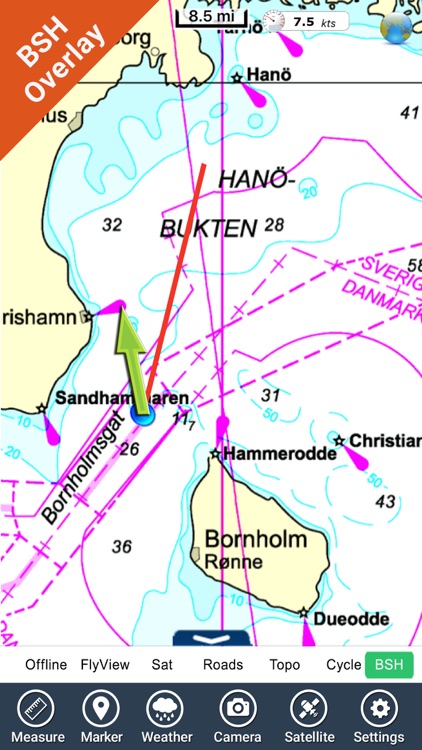 Marine : Sweden South East - GPS Map Navigator