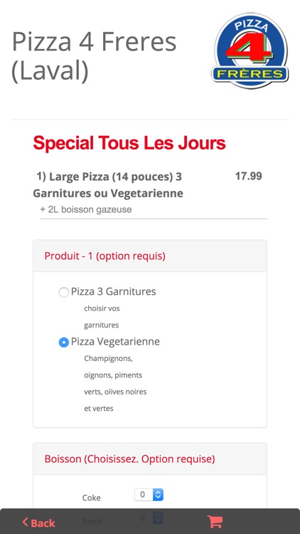 Pizza 4 Freres screenshot-3