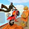 Let’s ride on crazy racing bike for a stunt adventure