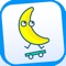 Had you ever seen a Banana on a Skateboard