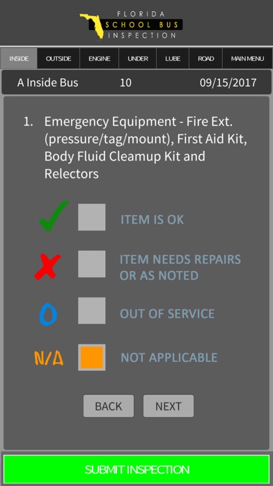 Florida School Bus Inspection screenshot 3