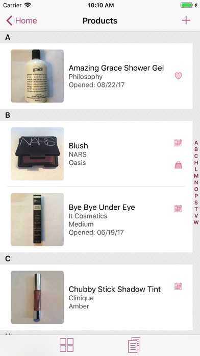myBeautyCache: Organize your Makeup & Beauty Products Screenshot 2