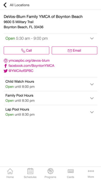 تطبيق YMCA of South Palm Beach0 تطبيق YMCA of South Palm Beach 0