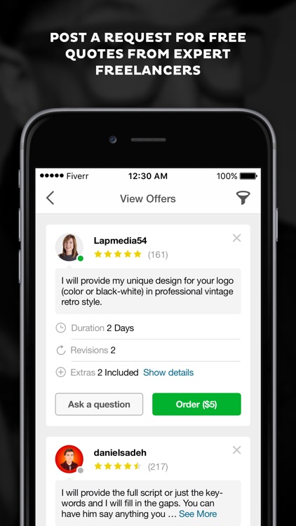 Fiverr - Freelance Services screenshot-4