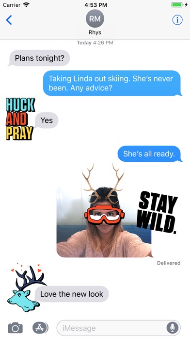 Stay Wild Sticker Pack screenshot 2