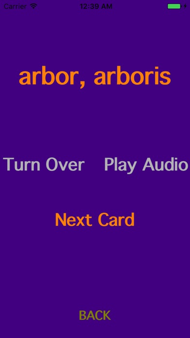 Learn Latin: Audio Flashcards screenshot 2