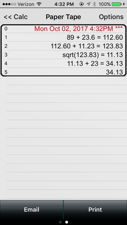 Paper Calc Office Lite screenshot-4