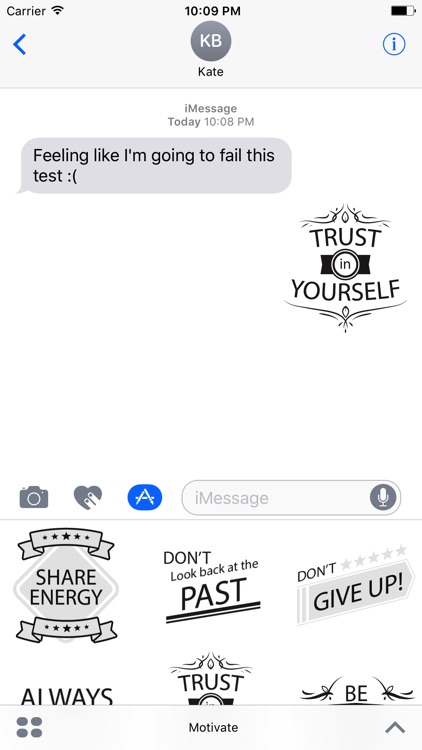 Positive Daily Message Stickers