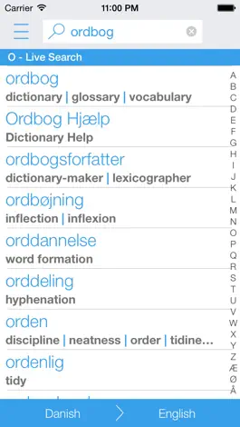 Game screenshot Dictionary Danish English mod apk