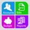 Home Budget Manager is an integration of Accounts , Bills and Budget