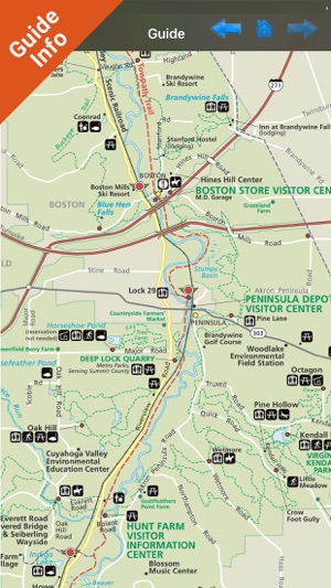 Cuyahoga Valley NP gps and outdoor map with Guide(圖4)-速報App