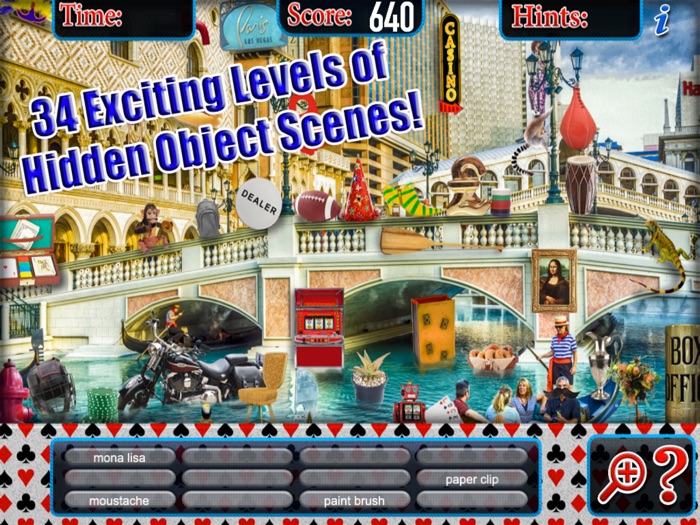 Hidden Objects Las Vegas Time