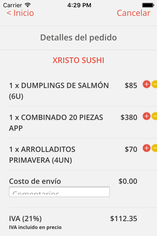 Xristo Sushi screenshot 3