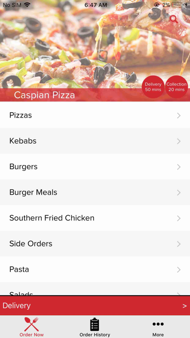 How to cancel & delete Caspian Pizza Yardley from iphone & ipad 2