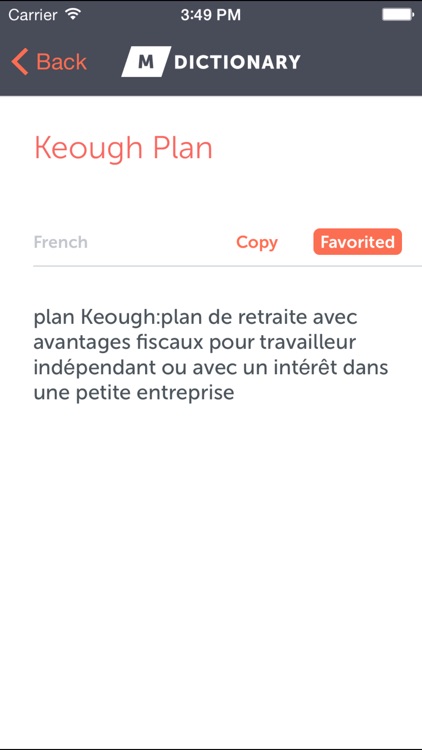 MDictionary Finance Term En-Fr