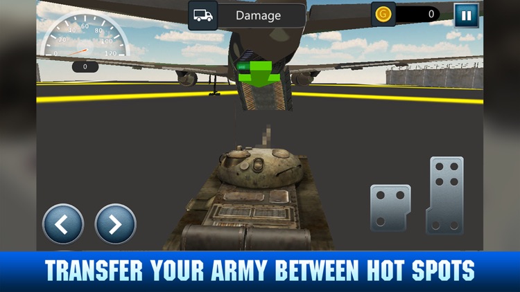 Cargo Army Plane Flight Sim 3D