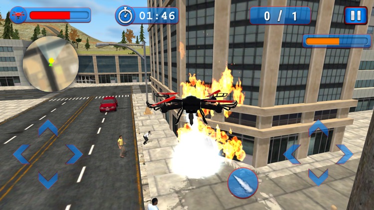 Drone Helicopter City Rescue screenshot-3