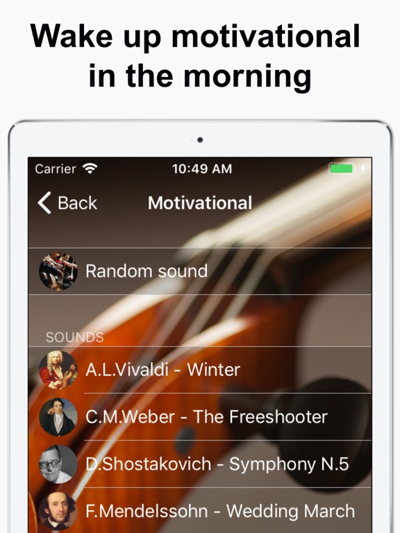 Classical Music Alarm Clock screenshot 2