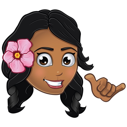 Animated Hawai'i Pidginmoji - Wahine icon