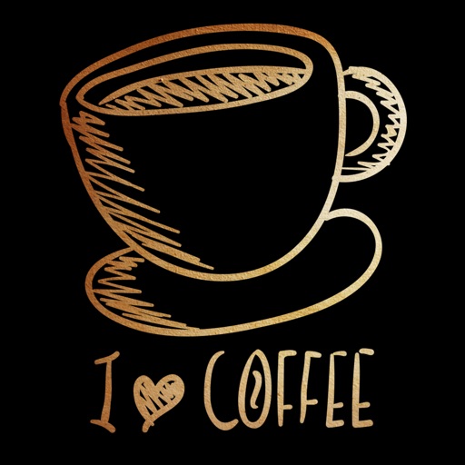 I love coffee - the best start into a day icon