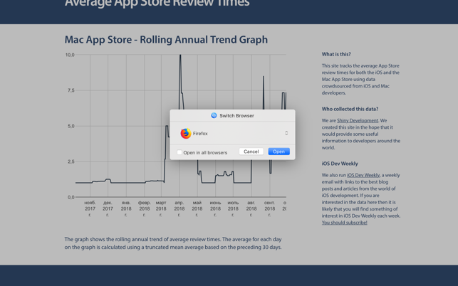 Switch Browser