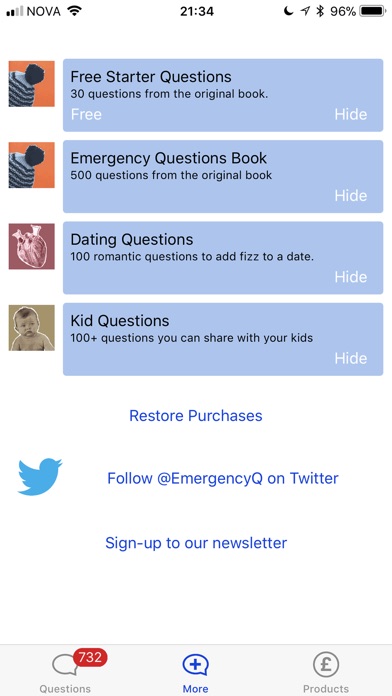 Emergency Questions - RHLSTP screenshot 2