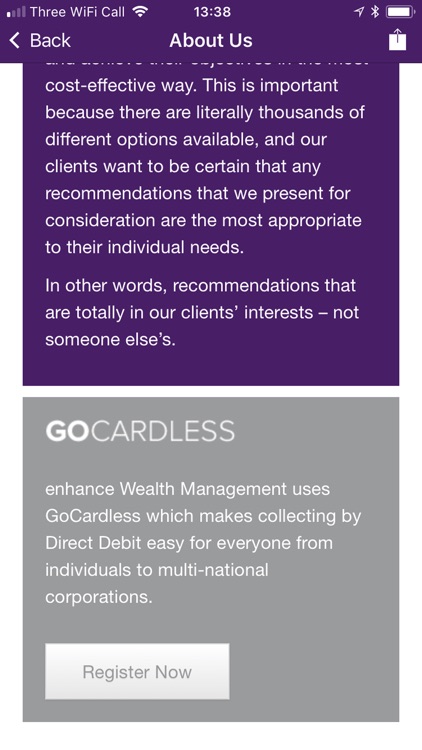 enhance Wealth Management