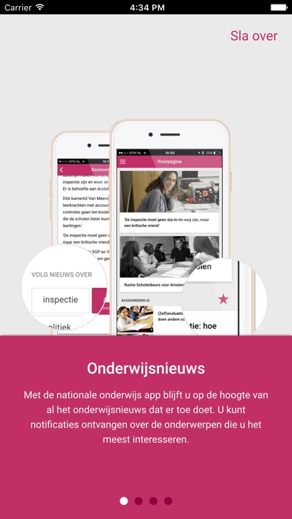 De nationale onderwijs app