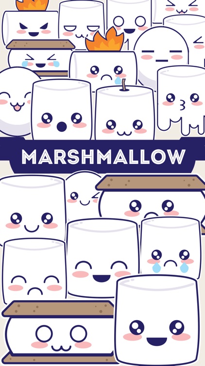 Marshmallow Kawaii Emoji