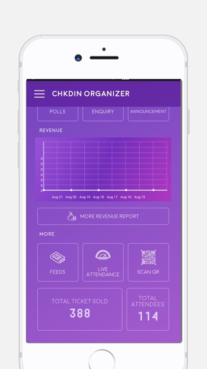 Chkdin Event Organizer App