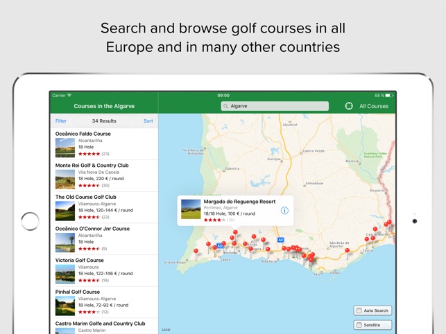 Albrecht Golf Guide for iPad