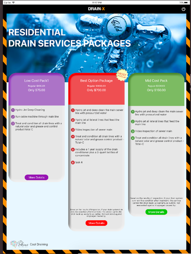 DrainX Flat Rate 1.0(圖3)-速報App