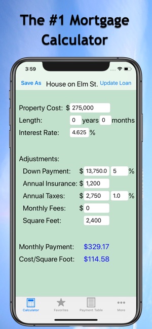 Mortgage Calculator from MK