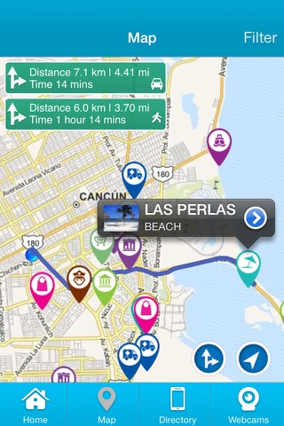 Smart Map Cancun - Mexico screenshot 3