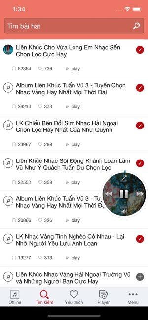 LK Nhac vang - Nhac tru tinh(圖2)-速報App