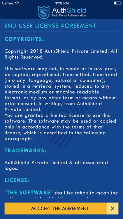 One Touch Authentication