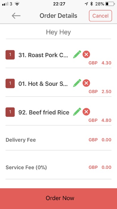 FFM Ordering App screenshot 4