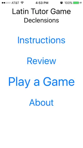 Game screenshot Latin Tutor Game Declensions mod apk