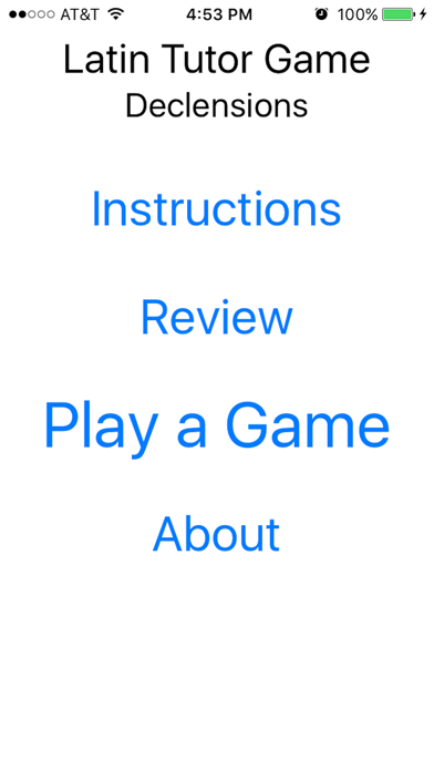 How to cancel & delete Latin Tutor Game Declensions from iphone & ipad 1