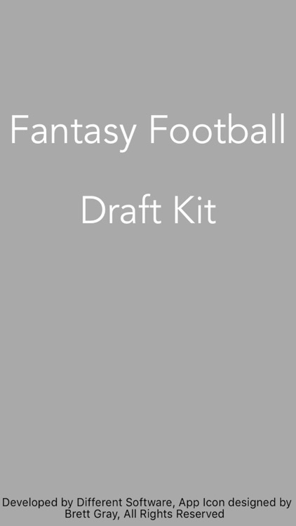 Fantasy Football Draft Calculator