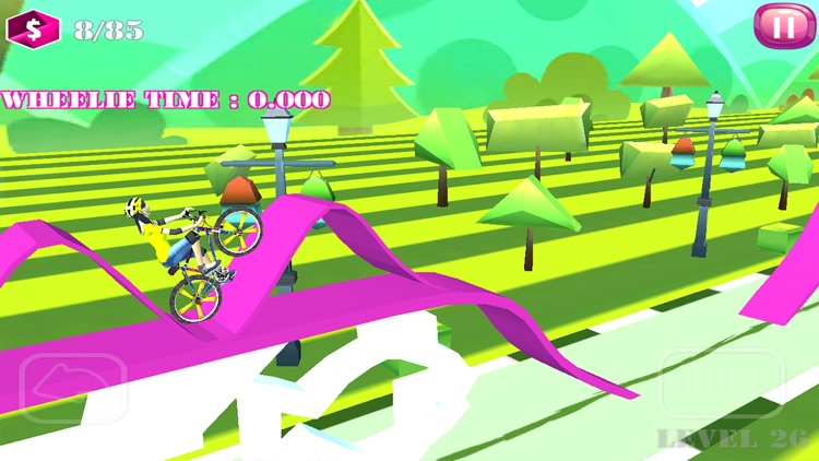 Bmx Girl Wheelie Racing screenshot-4