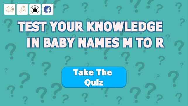 Quiz Your Baby Names M to R